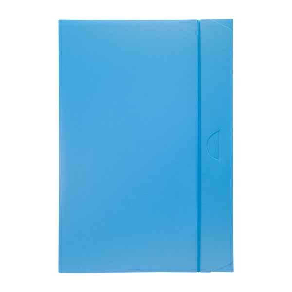 Cartella progetto con elastico - 24 x 35 cm - dorso 3 cm - azzurro - Fellowes
