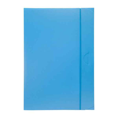 Cartella progetto con elastico - 24 x 35 cm - dorso 3 cm - azzurro - Fellowes