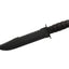 Ka-Bar Big Brother 2211 lama 1095 Cro-Van 23,8 cm nera bordo superiore seghettato manico Kraton G 36,5 cm fodero cuoio - vista principale