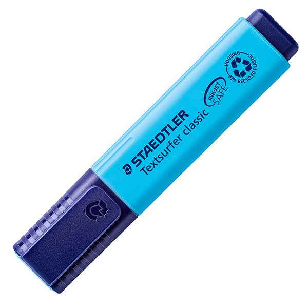 Evidenziatore Textsurfer Classic - punta a scalpello - tratto 1,0-5,0mm - azzurro - Staedtler