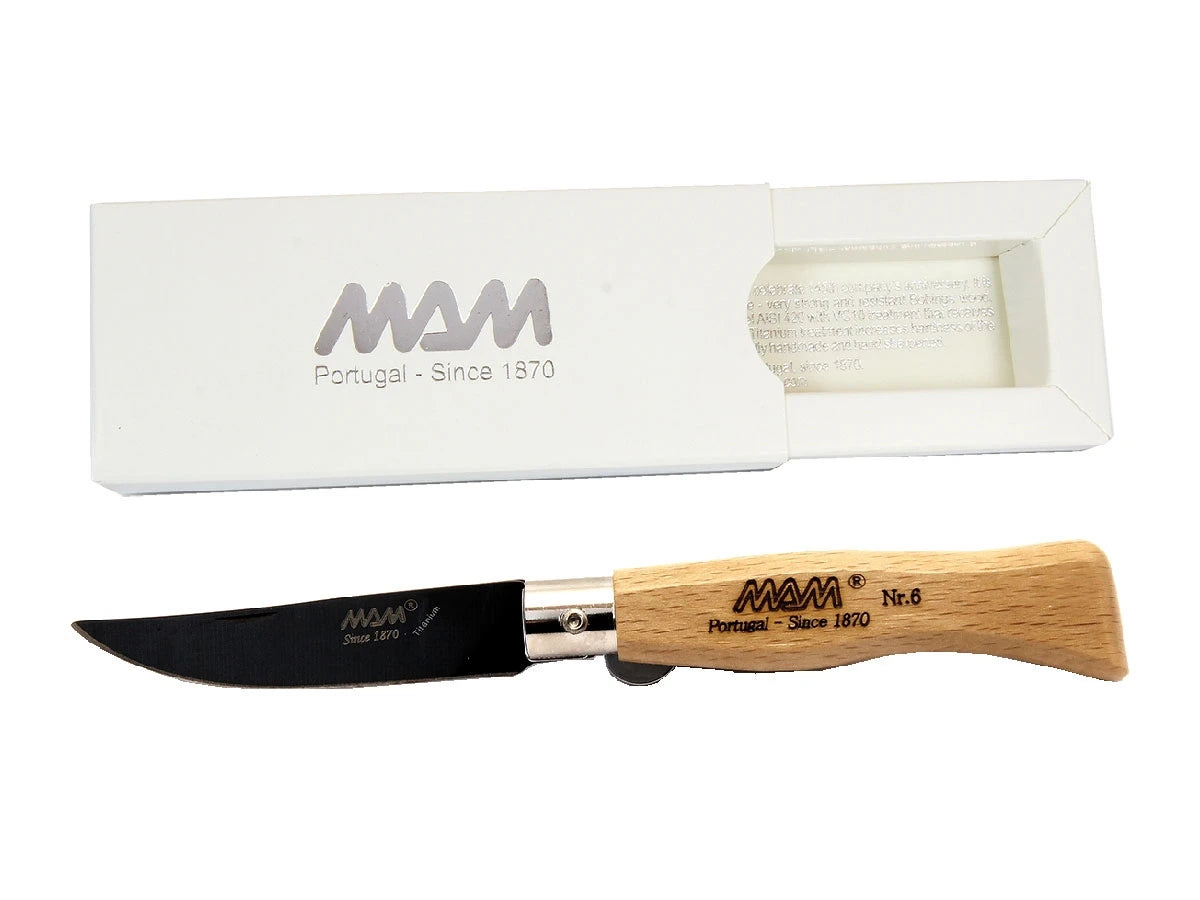 MAM Filmam NAVALHA DOURO 5004 BLACK TITANIUM c/blocco cm.17