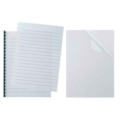 Copertine Video A4 R30 - PVC - 280 micron - neutro trasparente - Sei Rota - scatola 100 pezzi
