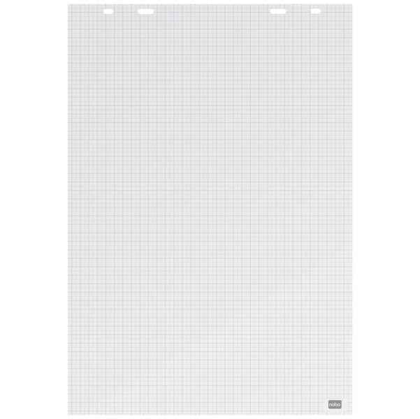 Blocco per lavagna - 20 fogli - 67 x 97 x 0,3 cm - quadretti 5 x 5 cm - Nobo