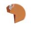 Cartella sospesa Cartesio - armadio - interasse 33 cm - fondo V - 33 x 28 cm - arancio - Bertesi