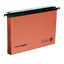 Cartella sospesa Cartesio Plus - cassetto - interasse 39 cm - fondo U - 37 x 25 cm -  arancio - Bertesi