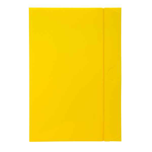Cartella progetto con elastico - 24 x 35 cm - dorso 3 cm - giallo - Fellowes