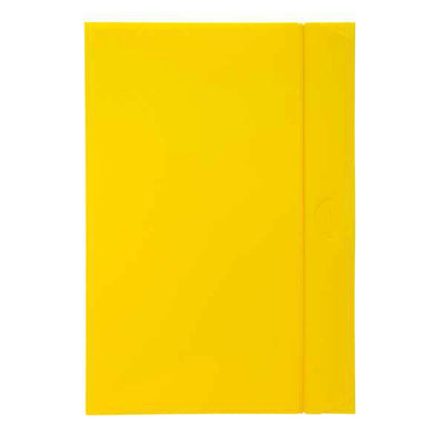 Cartella progetto con elastico - 24 x 35 cm - dorso 3 cm - giallo - Fellowes
