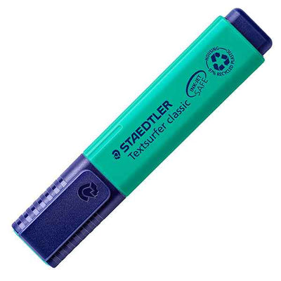 Evidenziatore Textsurfer Classic - punta a scalpello - tratto 1,0mm-5,0mm - turchese - Staedtler