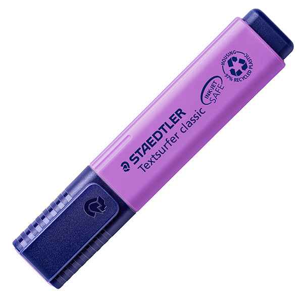 Evidenziatore Textsurfer Classic - punta a scalpello - tratto da 1,0-5,0mm - viola - Staedtler