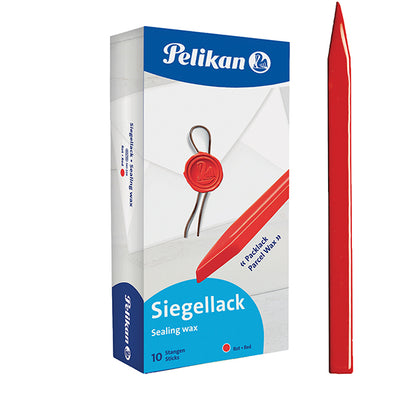 Ceralacca rossa - per lettere 60/10 - superfici ruvide - stecche da 600 gr - Pelikan