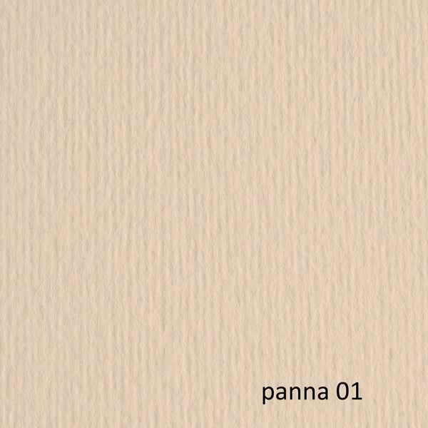 Cartoncino Elle Erre - 50 x 70 cm - 220 gr - panna 101 - Fabriano - blister 20 fogli