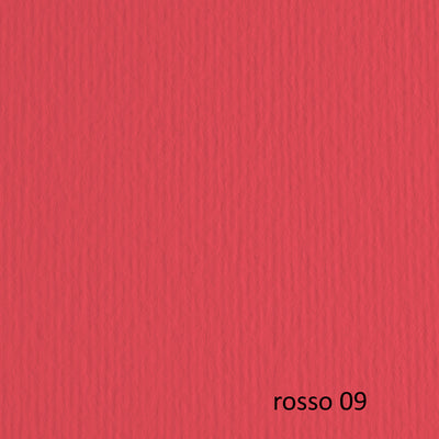 Cartoncino Elle Erre - 50 x 70 cm - 220 gr - rosso 109 - Fabriano - blister 20 fogli