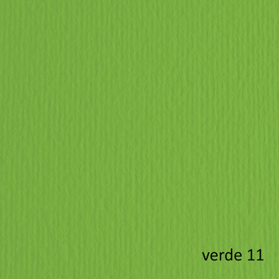Cartoncino Elle Erre - 50 x 70 cm - 220 gr - verde 111 - Fabriano - blister 20 fogli