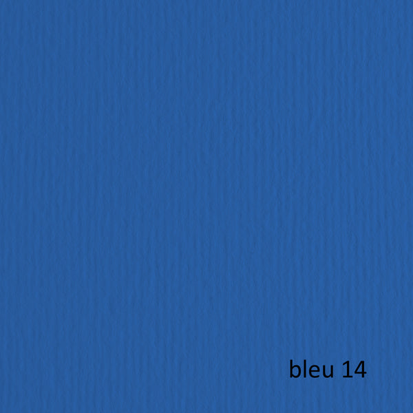 Cartoncino Elle Erre - 50 x 70 cm - 220 gr - blu 114 - Fabriano - blister 20 fogli