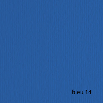 Cartoncino Elle Erre - 50 x 70 cm - 220 gr - blu 114 - Fabriano - blister 20 fogli