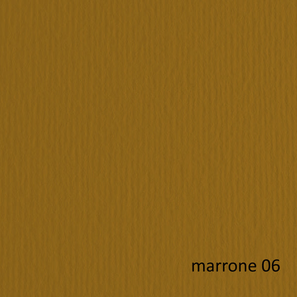Cartoncino Elle Erre - 50 x 70 cm - 220 gr - marrone 106 - Fabriano - blister 20 fogli