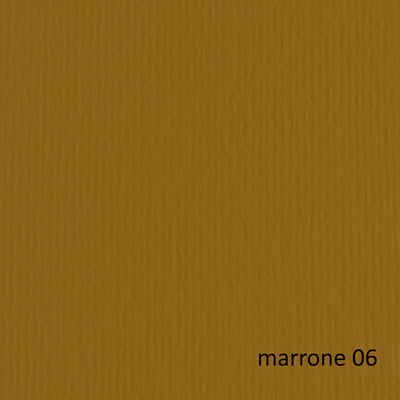 Cartoncino Elle Erre - 50 x 70 cm - 220 gr - marrone 106 - Fabriano - blister 20 fogli