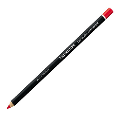 Matita Lumocolor Glasochrom - permanente  - rosso - Staedtler