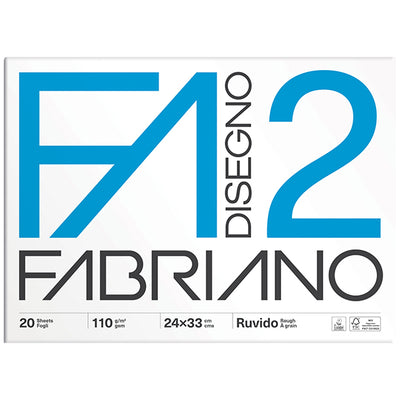 Album F2 - 24 x 33 cm - 20 fogli - 110 gr - ruvido - 4 angoli - Fabriano