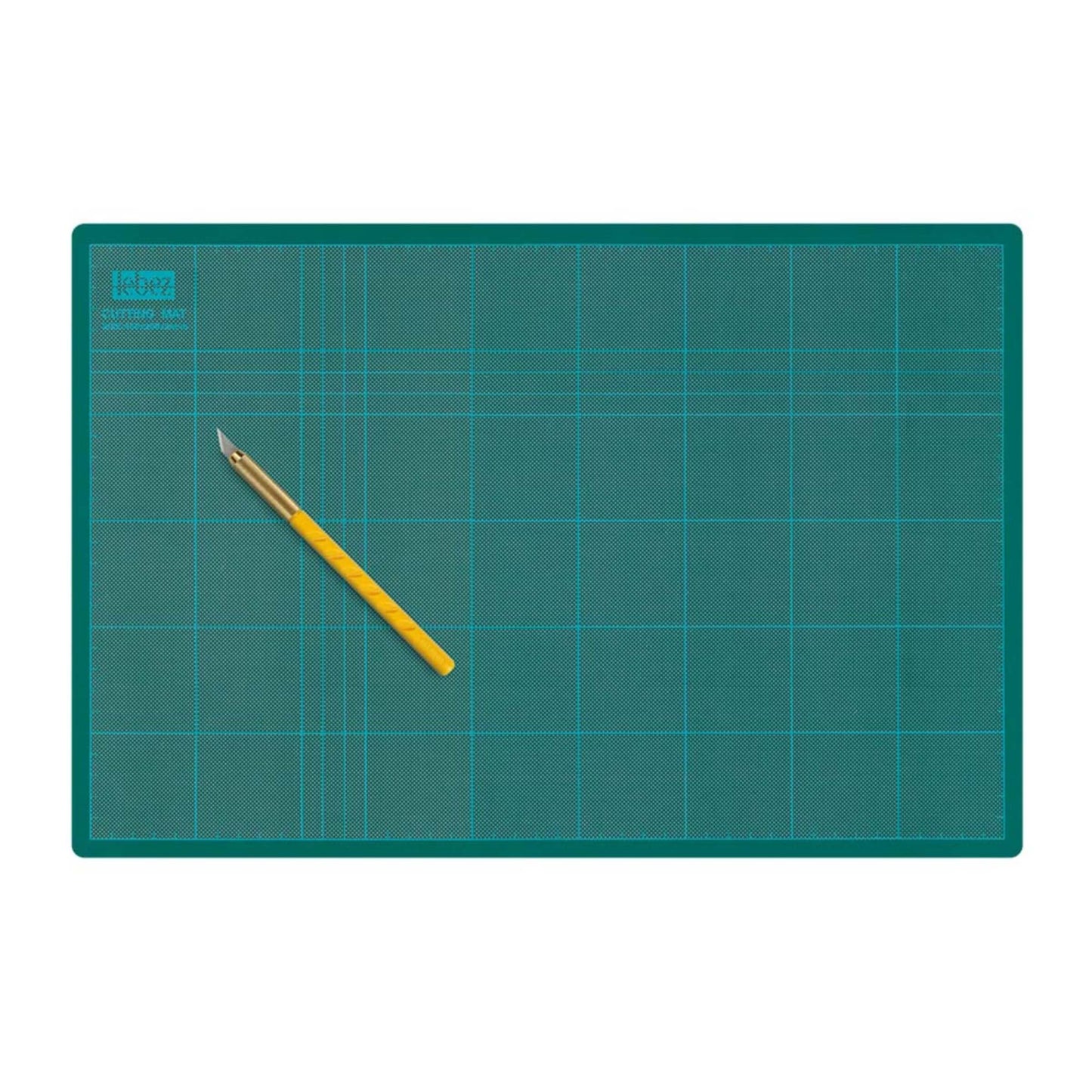 Piano da lavoro antitaglio Lebez 45x30cm triplo strato doppia superficie griglia stampata