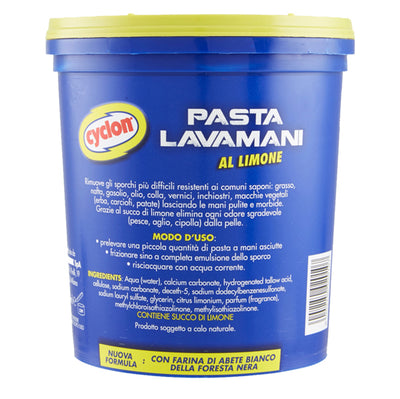 Pasta lavamani - al limone - Cyclon - barattolo da 1 kg