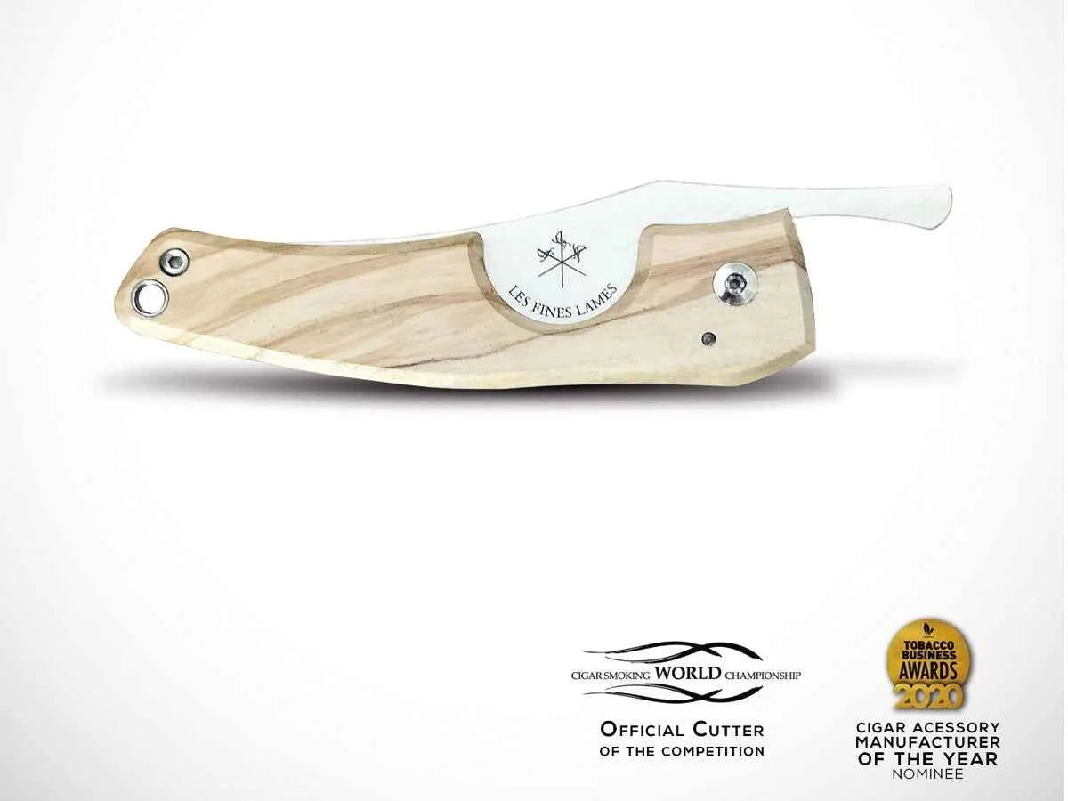 Les Fines Lames TAGLIASIGARI LE PETIT OLIVE WOOD