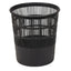 Cestino gettacarte - traforato - altezza 31,5 cm - diametro 30 cm - 15 L - nero - Methodo