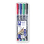Pennarello Astucci Lumocolor Permanent 317 - punta 1,0mm - 4 colori  - Staedtler