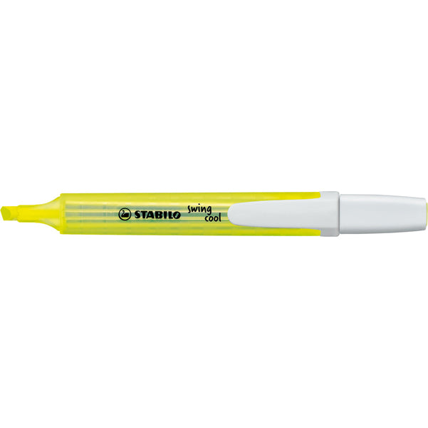 Evidenziatore Swing Cool - punta a scalpello - tratto 1 - 4 mm - giallo 24 - Stabilo