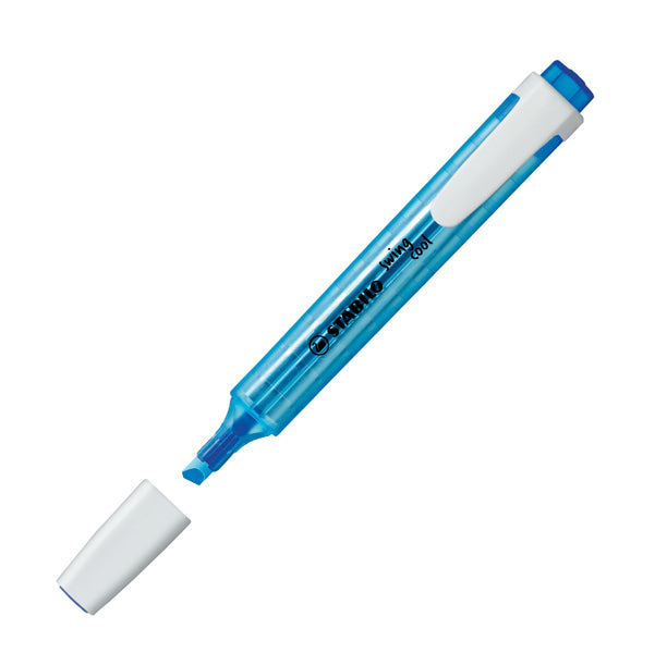 Evidenziatore Swing Cool - punta a scalpello - tratto 1 - 4 mm - Stabilo - astuccio 4 colori