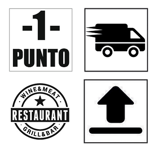 Timbro quadrato 4921 - personalizzabile - 12 x 12 mm - 3 righe - autoinchiostrante - Trodat