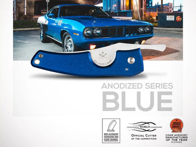Les Fines Lames TAGLIASIGARI LE PETIT ANODIZED BLUE