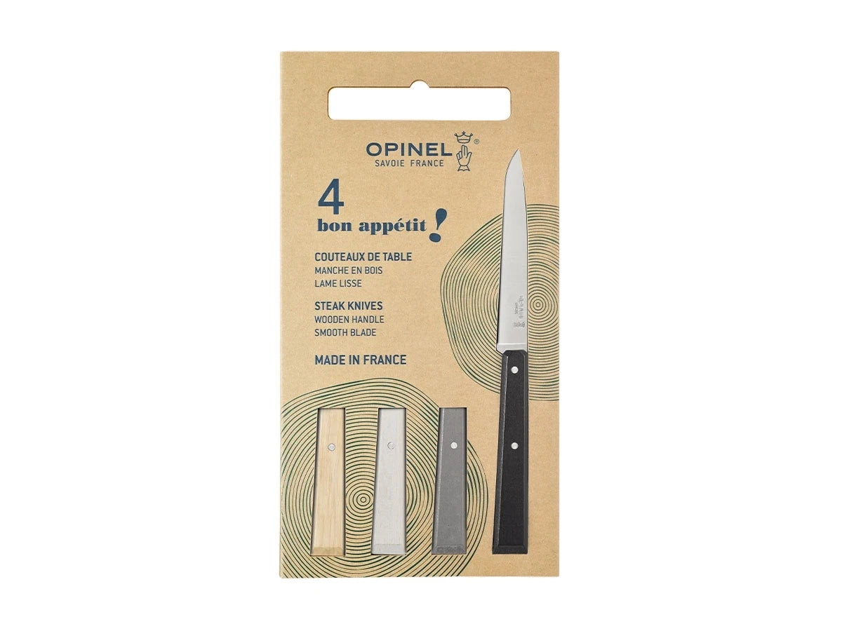 Opinel BON-APPÉTIT N°125 Box 4 pz TAVOLA "MINERAL" (003272)