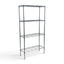 Metallika Scaffale Modulare in Acciaio Cromato 75 × 35 × H 182 cm, 4 Ripiani
