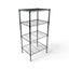 Metallika Scaffale Modulare in Acciaio Cromato 60 × 45 × H 122 cm, 4 Ripiani