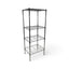 Metallika Scaffale Modulare in Acciaio Cromato 60 × 45 × H 152 cm, 4 Ripiani