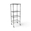 Metallika Scaffale Modulare in Acciaio Cromato 60 × 45 × H 152 cm, 4 Ripiani