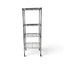 Metallika Scaffale Modulare in Acciaio Cromato 60 × 35 × H 152 cm, 4 Ripiani