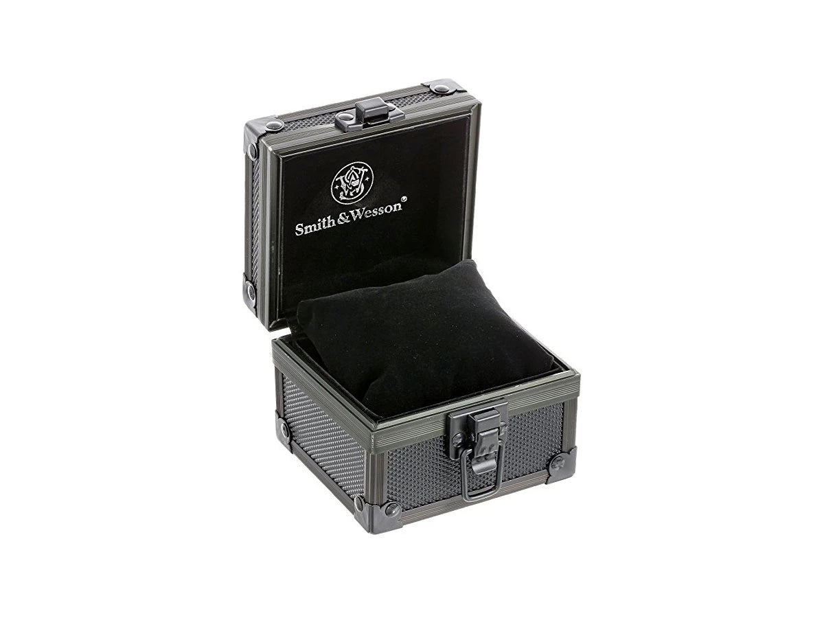 Smith & Wesson Watch Tritium Mil-Pol nero – cinturino e cassa neri laterale