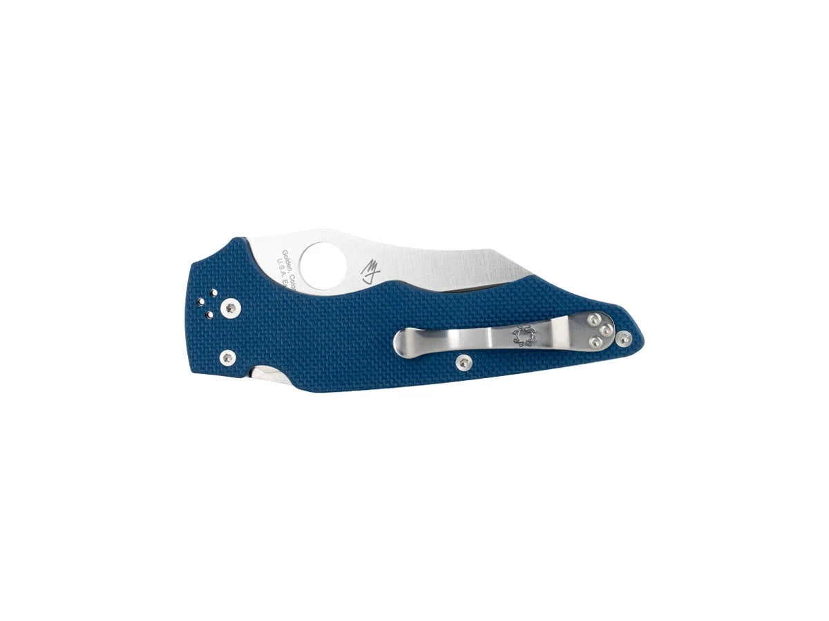 Spyderco YOJUMBO COBALT BLUE G-10 CPM SPY27 PLAIN C253GPCBL