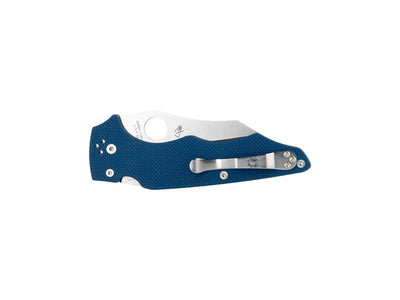 Spyderco YOJUMBO COBALT BLUE G-10 CPM SPY27 PLAIN C253GPCBL