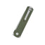 Vista manico G-10 verde QSP Lark ceramic ball bearing clip