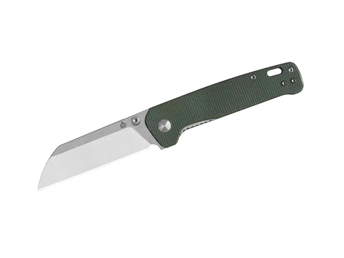 Coltello EDC QSP Penguin V2 Micarta D2 manico verde QS130V2-C1