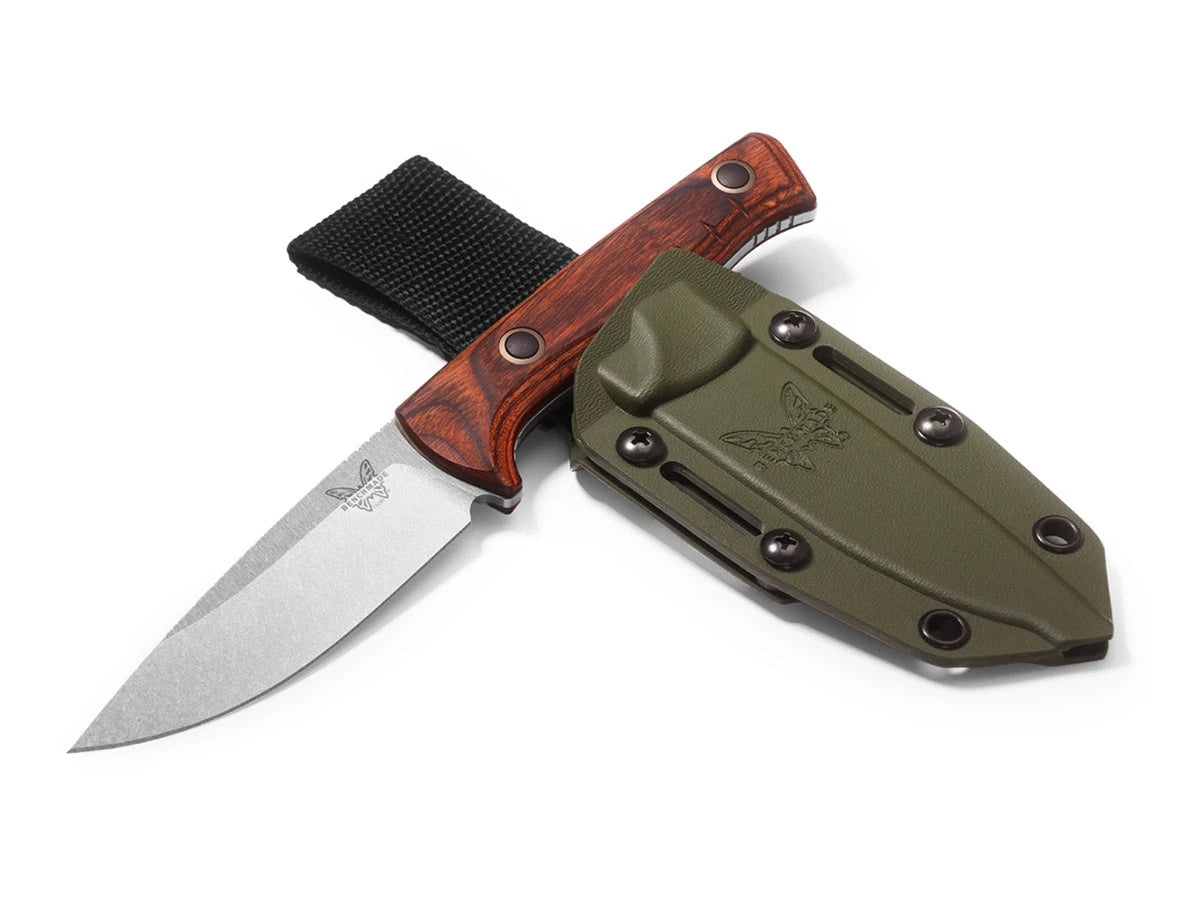 Benchmade SLIPRIDGE FIXED DARK WOOD 15650