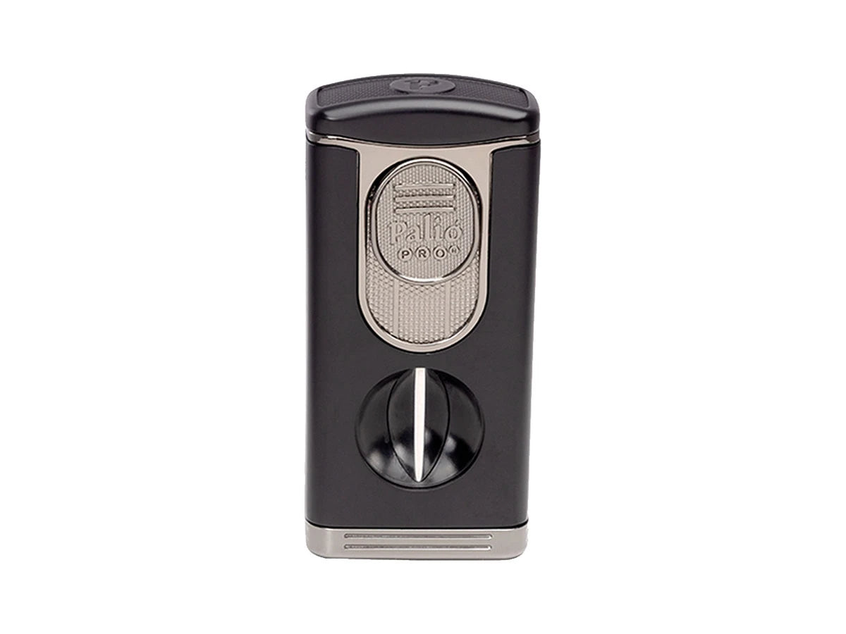 Paliò ACCENDISIGARI TREVI TRIPLE w/V-CUTTER JET (PAL-CL-3100BK) Black
