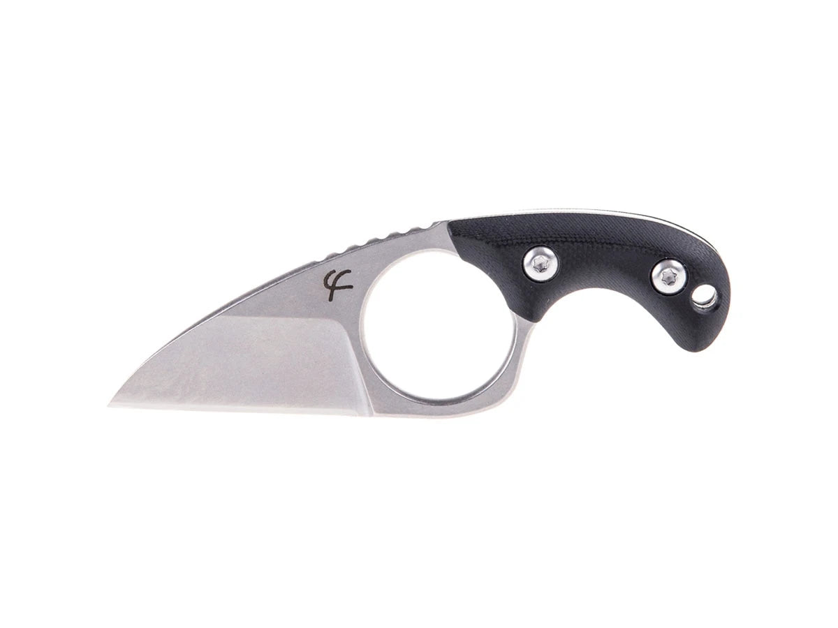 Fred Perrin Shorty G10 Silver FP2001S – coltello fisso lama silver manico G-10