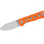 Coltello EDC QSP Canary Folder G-10 14C28N stonewash arancione QS150-B1