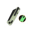 Vista manico resina fosforescente QSP Penguin Resin Black clip