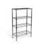 Metallika Scaffale Modulare in Acciaio Cromato 90 × 45 × H 122 cm, 4 Ripiani