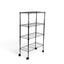 Metallika Scaffale Modulare in Acciaio Cromato 90 × 45 × H 122 cm, 4 Ripiani